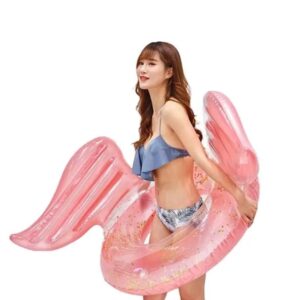 Ciambella Gonfiabile con Paillettes Ali d'Angelo